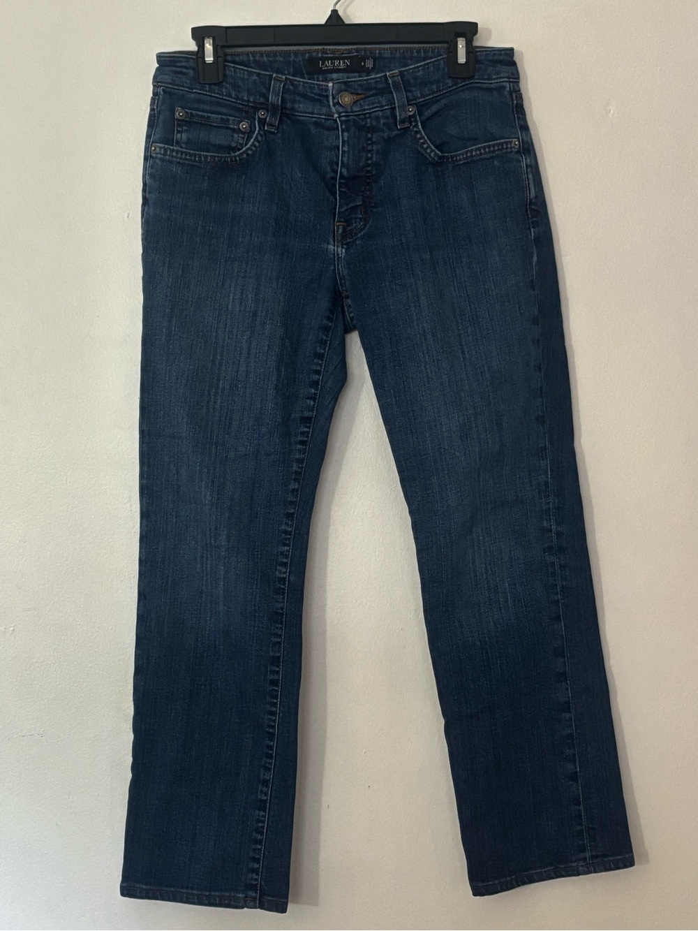 Lauren Ralph Lauren Women’s Straight Leg Jeans Size 8 Medium Wash